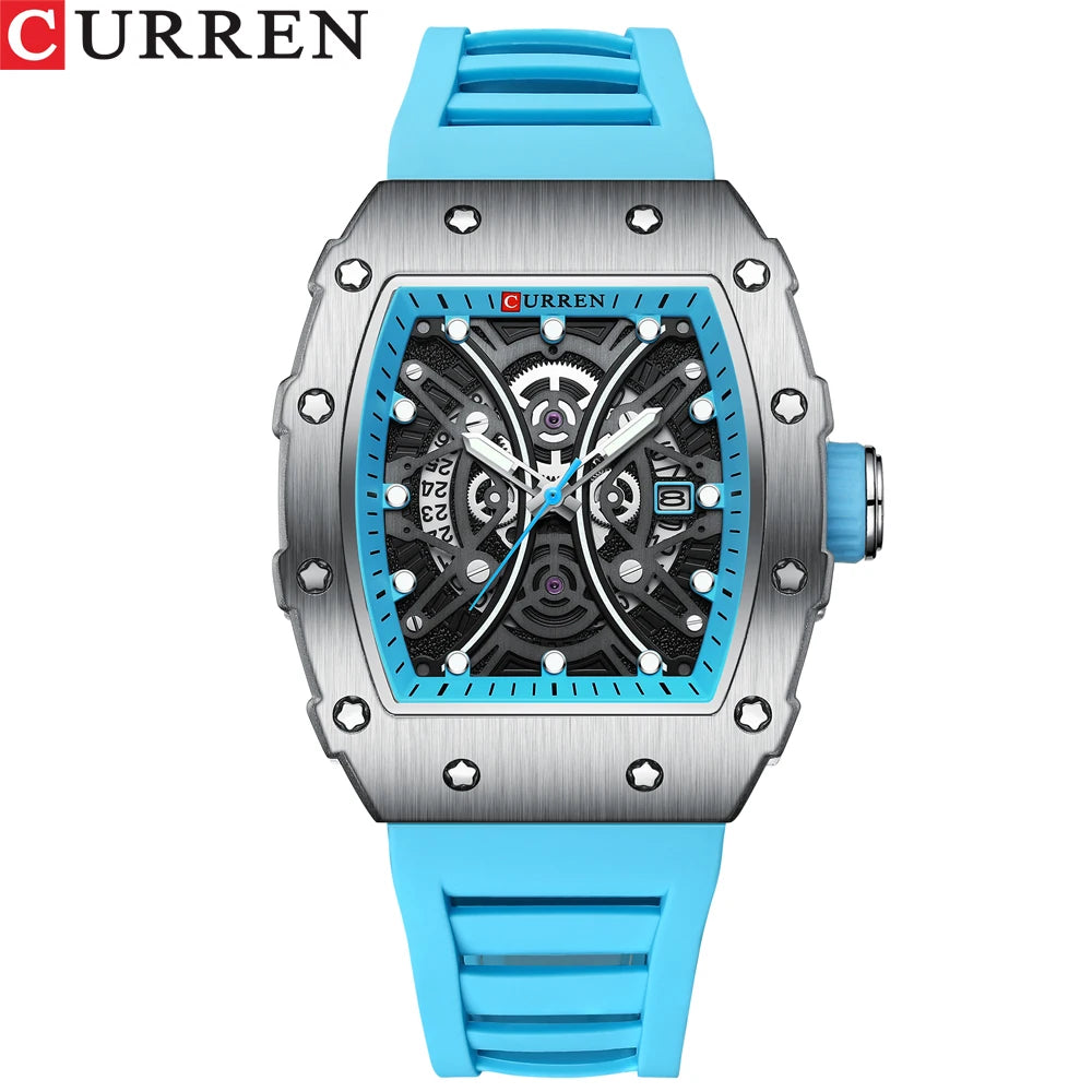 CURREN Mens Watch Luxury Quartz Wristwatch