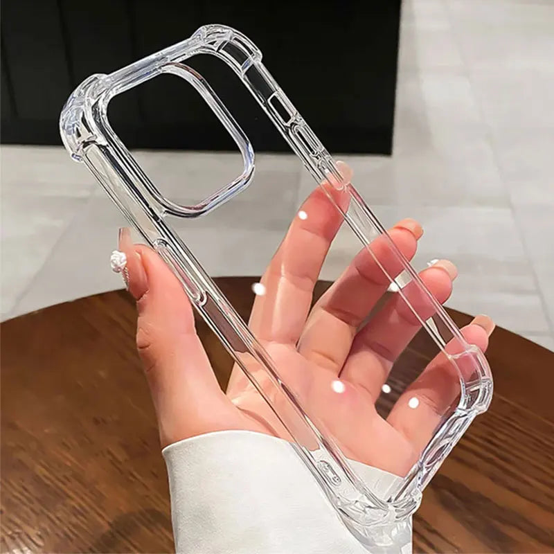 Luxury Shockproof Clear Phone Case