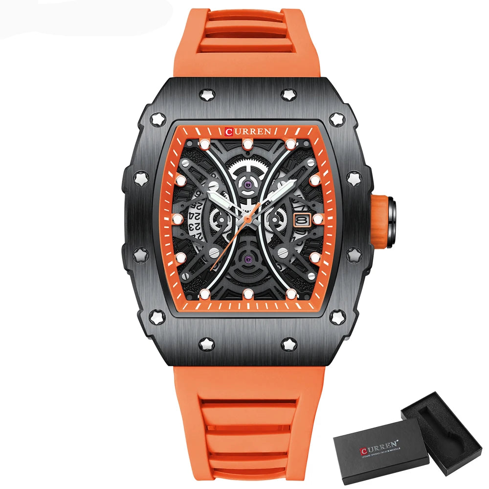 CURREN Mens Watch Luxury Quartz Wristwatch