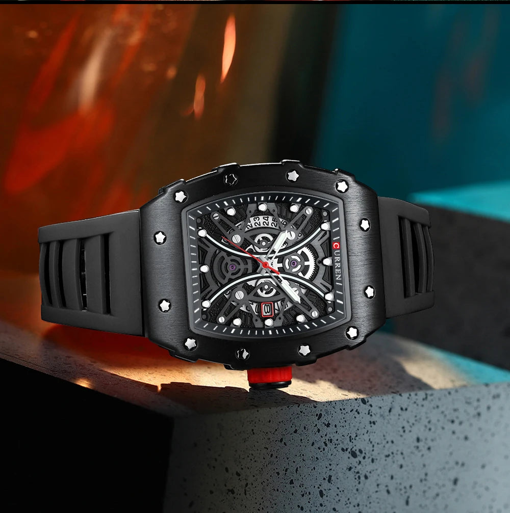 CURREN Mens Watch Luxury Quartz Wristwatch