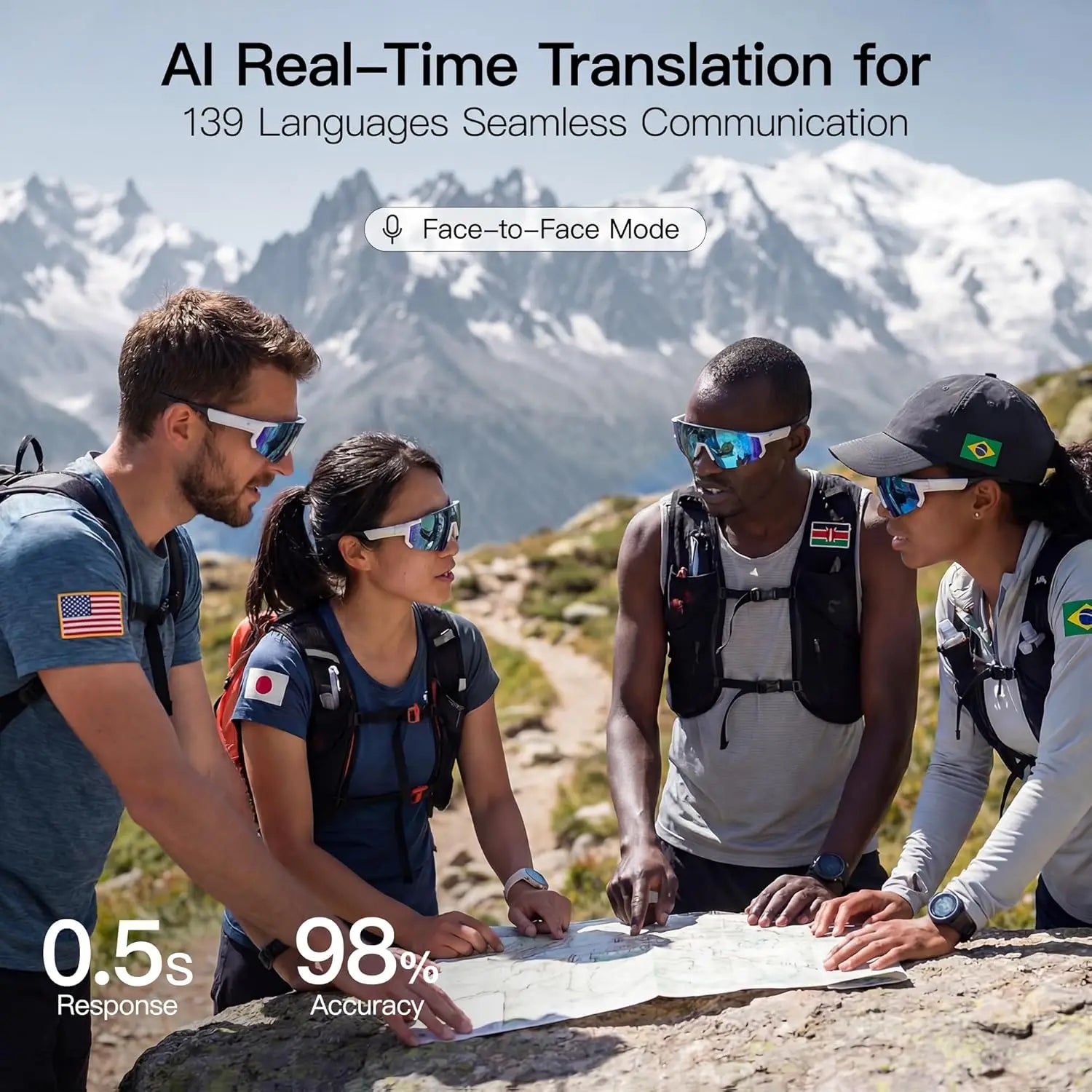 smart glasses with AI voice control
