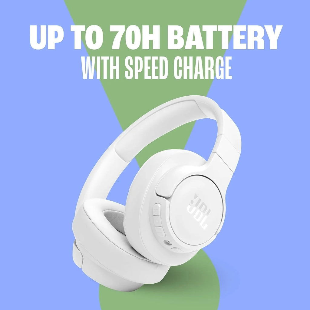 JBL Tune 770NC Wireless Over-Ear Headphones, Adaptive Noise Cancelling, Smart Ambient, Bluetooth 5.3