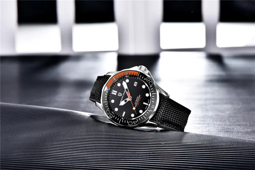 PAGANI DESIGN Luxury Brand Men's Automatic Watches Top 007 Commander Men Mechanical Wristwatch Japan NH35A Stainless Steel 1667