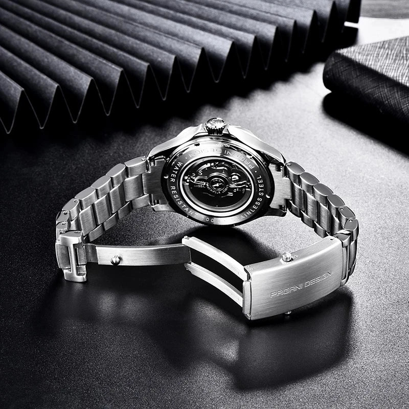 PAGANI DESIGN Luxury Brand Men's Automatic Watches Top 007 Commander Men Mechanical Wristwatch Japan NH35A Stainless Steel 1667