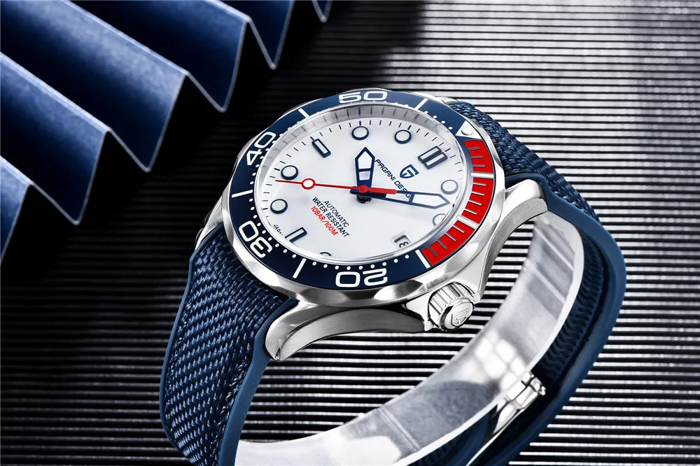 PAGANI DESIGN Luxury Brand Men's Automatic Watches Top 007 Commander Men Mechanical Wristwatch Japan NH35A Stainless Steel 1667
