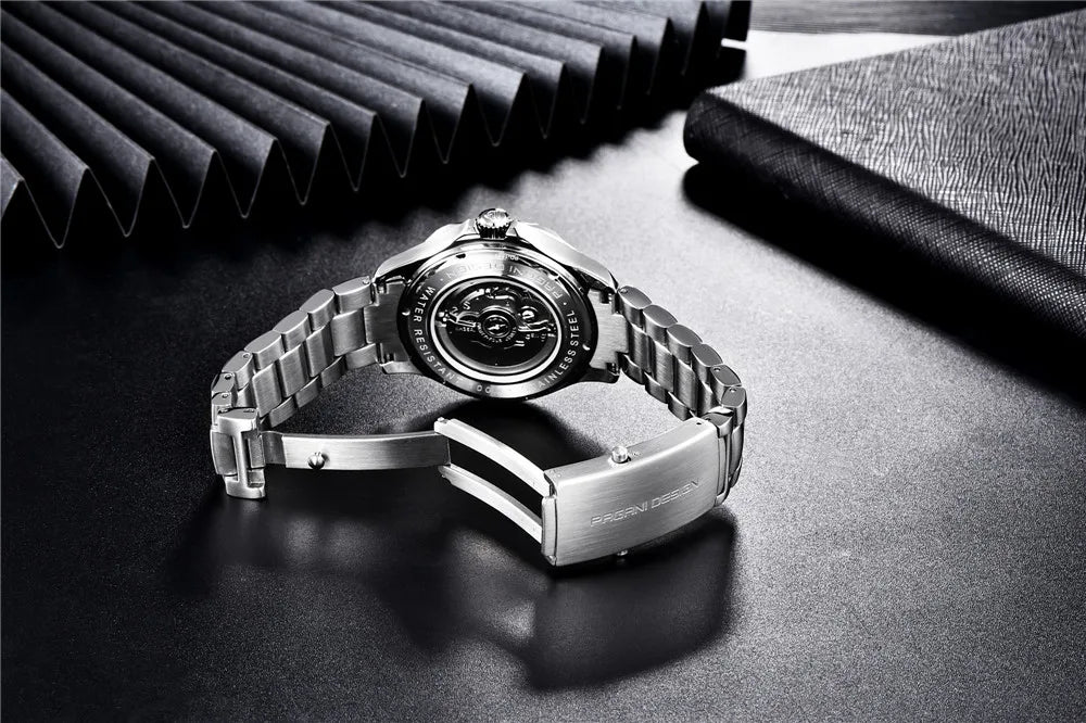 PAGANI DESIGN Luxury Brand Men's Automatic Watches Top 007 Commander Men Mechanical Wristwatch Japan NH35A Stainless Steel 1667