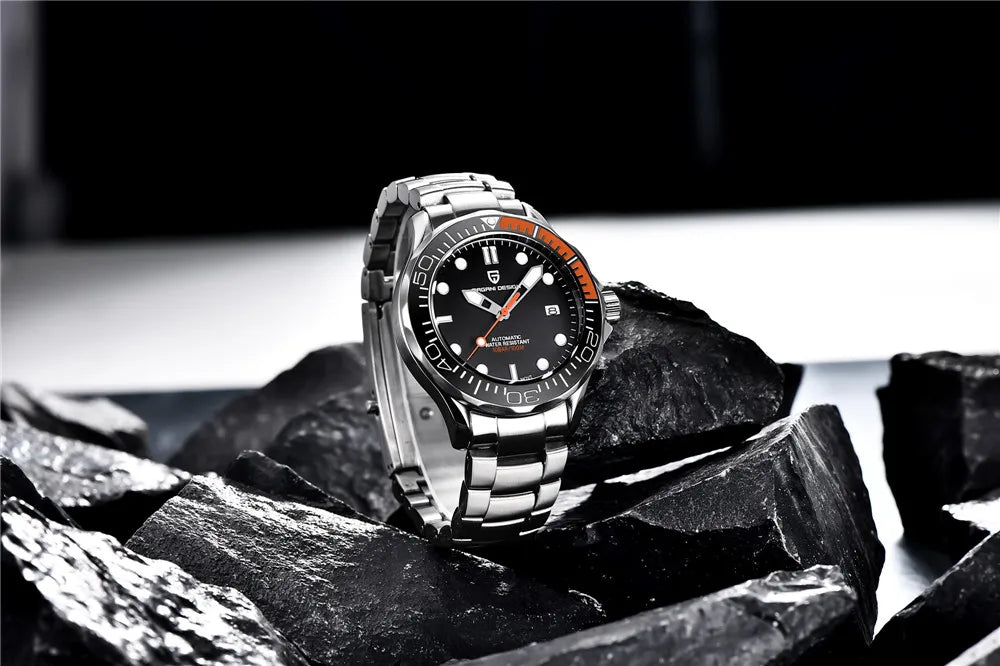 PAGANI DESIGN Luxury Brand Men's Automatic Watches Top 007 Commander Men Mechanical Wristwatch Japan NH35A Stainless Steel 1667
