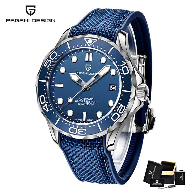 PAGANI DESIGN Luxury Brand Men's Automatic Watches Top 007 Commander Men Mechanical Wristwatch Japan NH35A Stainless Steel 1667
