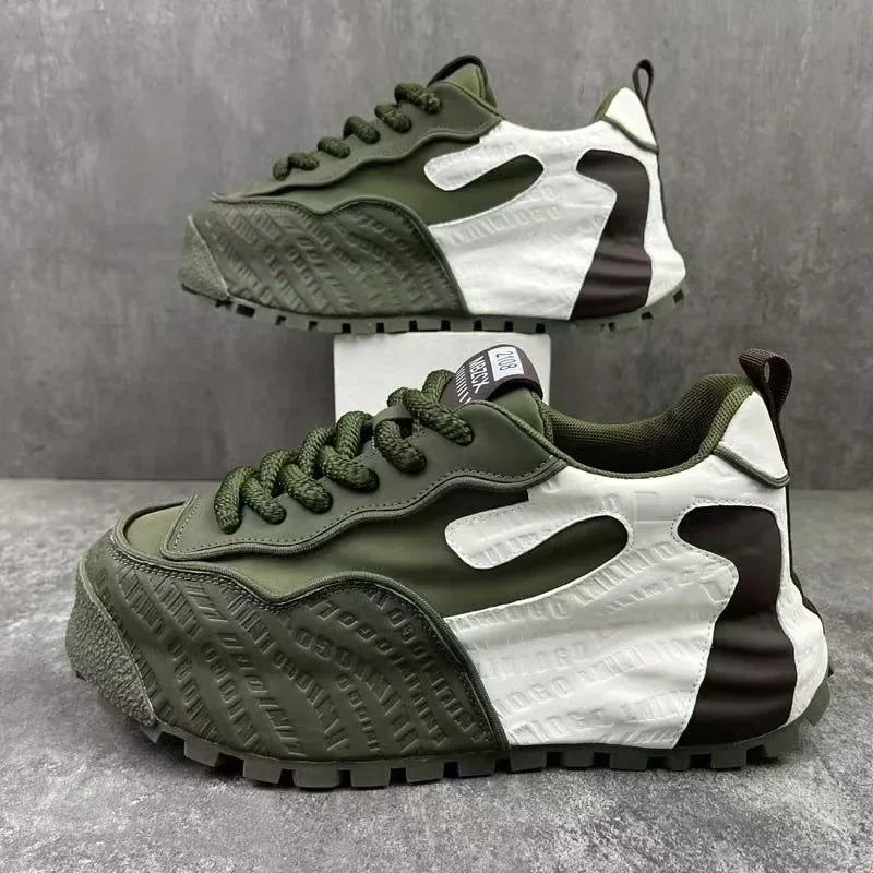 2026 Chunky Sneakers Mens Designer Sport Shoes Men's Fashion Casual Mesh Breathable Increased Platform Shoes Zapatillas Comodas