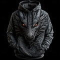 Men's Dragon Graphic 3D Hoodies Sweatshirts Cool Daily Long Sleeve Crew Neck Party Holiday Streetwear Fall Winter Tracksuit Coat