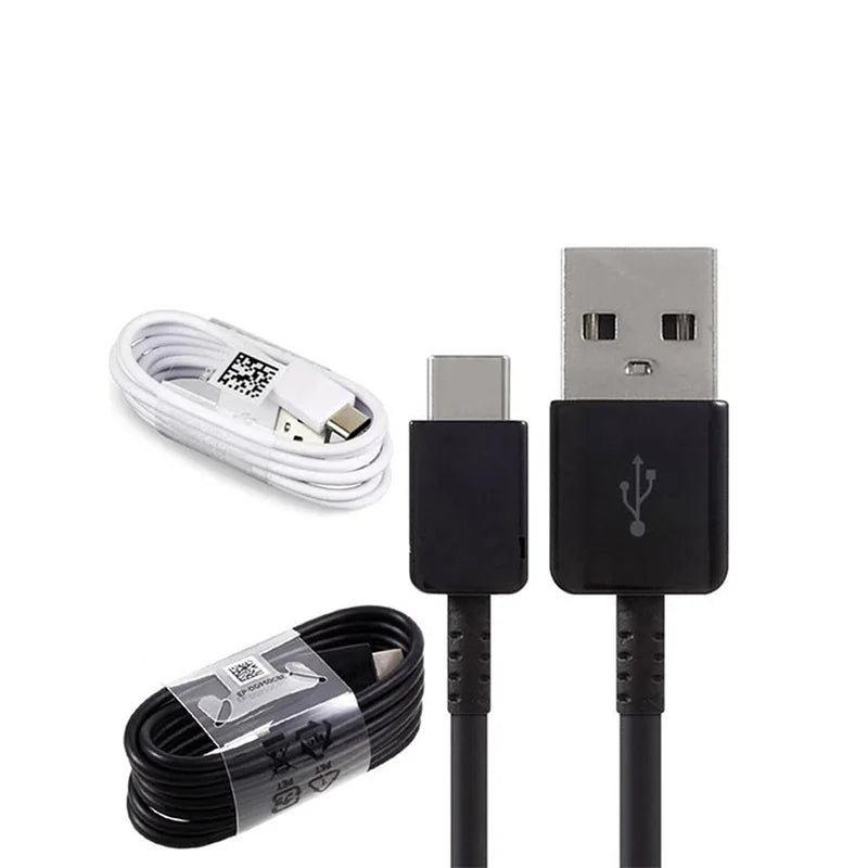 TYPE C Cable 1.2M 2M Fast Charger Data Line For Samsung Galaxy S8 S9 S10 S21 Ultra Note 8 9 10 A54 A53 5G A71 A52 A21S