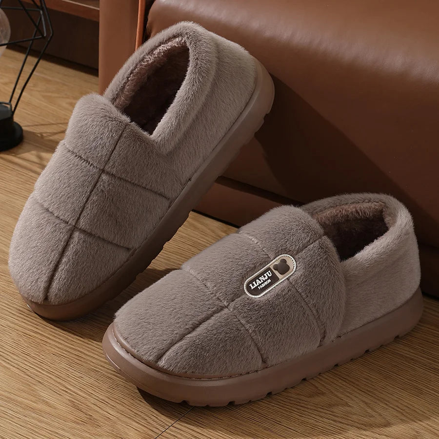 Men's Winter Shoes 2025 Indoors Casual Large-Sized Cheap Shoes Clearance Free Shipping Thermal Insulation Lining Slip-Resistant