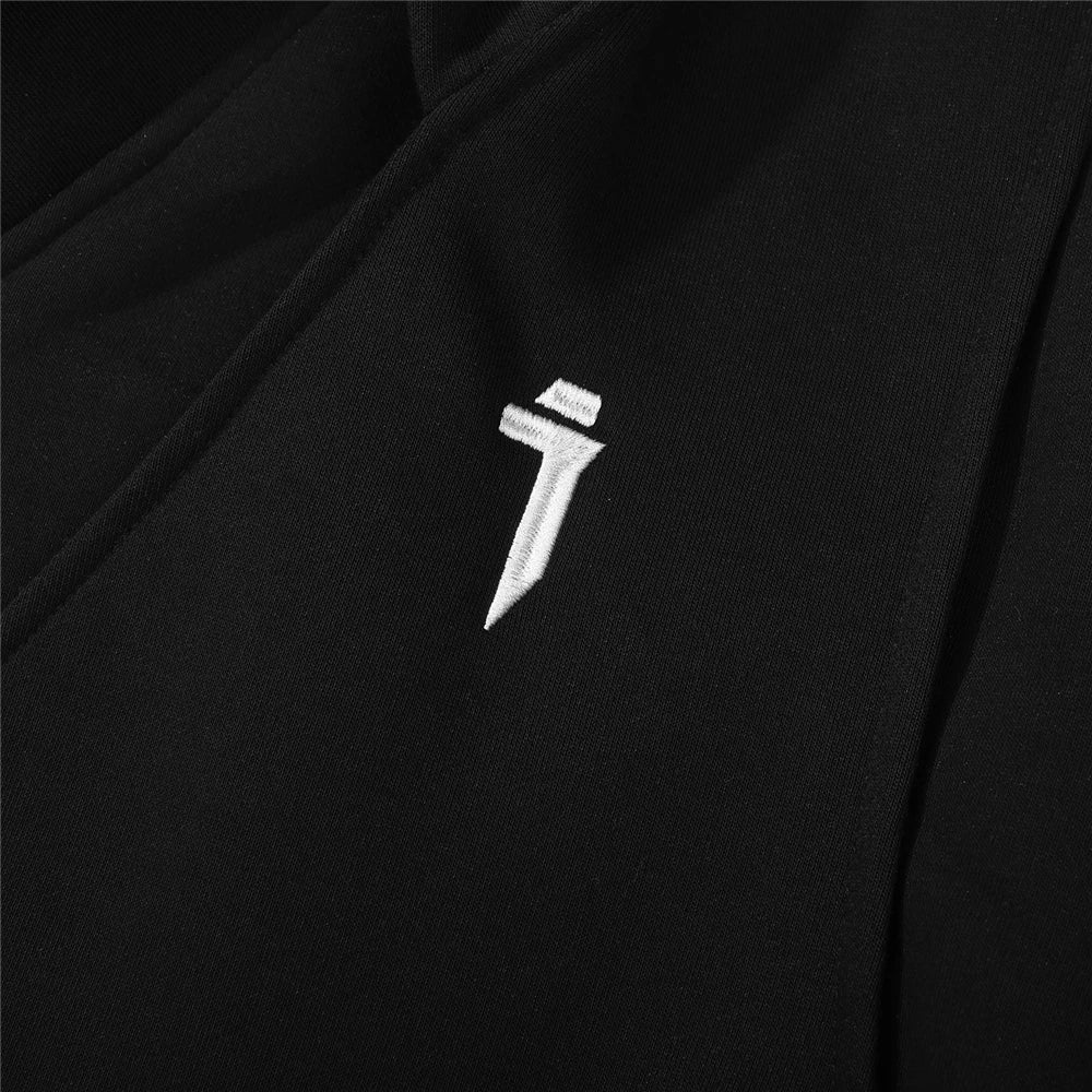 11 BYBB'S DARK 2025 Turtleneck Fake two Hoodie Techwear Men Functional Hoodies Hip Hop Streetwear Pullover Sweatshirts Oversized