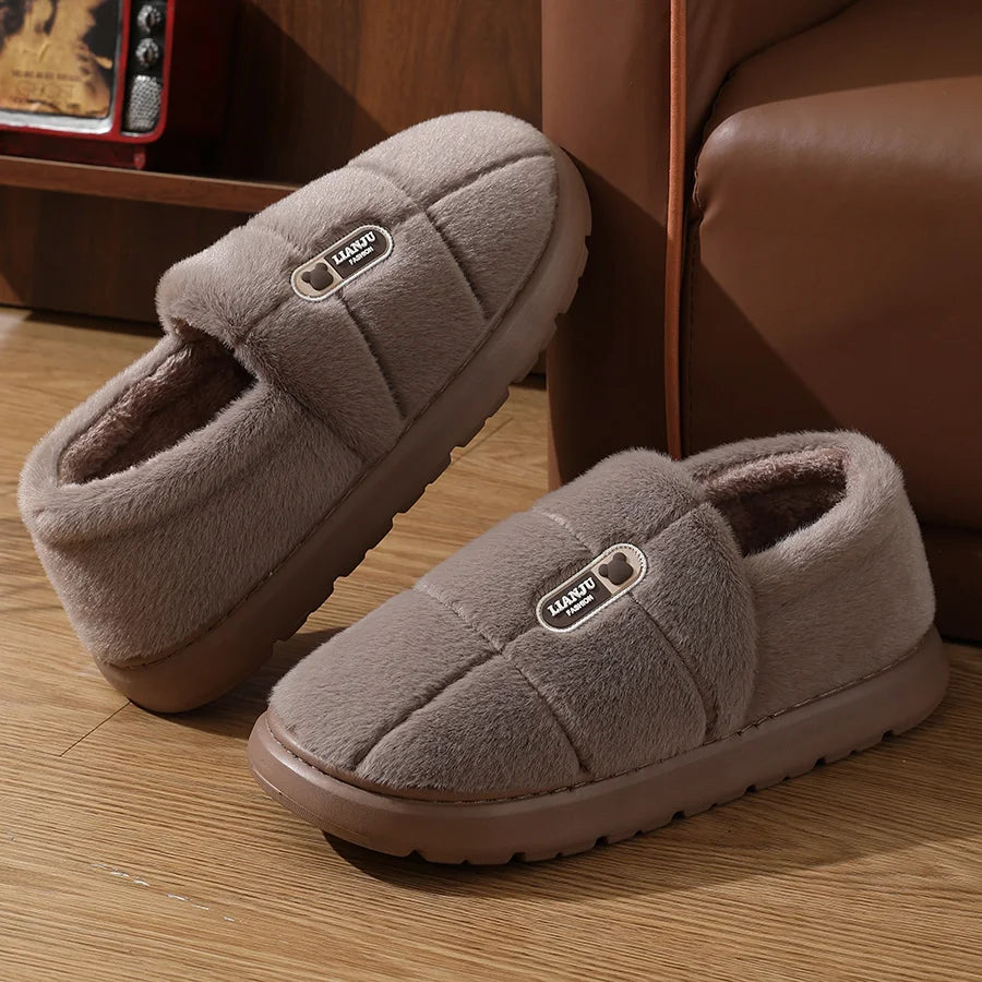 Men's Winter Shoes 2025 Indoors Casual Large-Sized Cheap Shoes Clearance Free Shipping Thermal Insulation Lining Slip-Resistant
