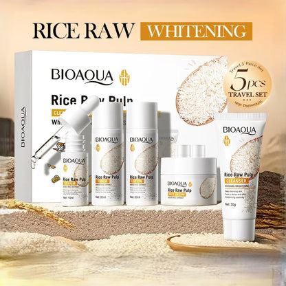 Rice Puree Skin Care Set &amp; Soap 