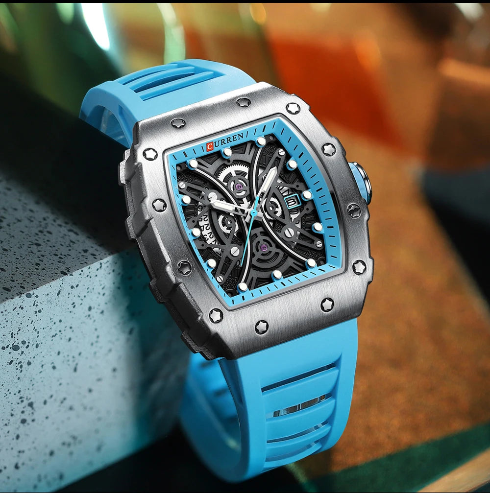 CURREN Mens Watch Luxury Quartz Wristwatch