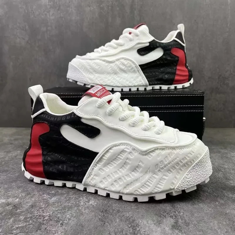 2026 Chunky Sneakers Mens Designer Sport Shoes Men's Fashion Casual Mesh Breathable Increased Platform Shoes Zapatillas Comodas