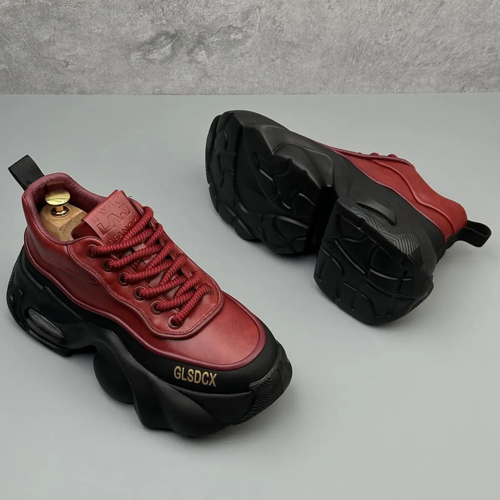 Designer Style Men Shoes Autumn Winter Comfortable Men's Thick Platform Sneakers Fashion Casual Shoes Sports Trainers Tenis2025