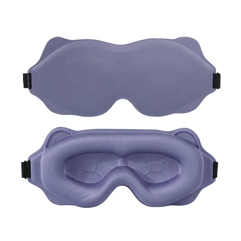 Sleep Eye Mask Weighted for Side Sleeper Men Women 3D Contoured Sleeping Mask No Eye Pressure 100% Blockout Soft Comfortable Eye