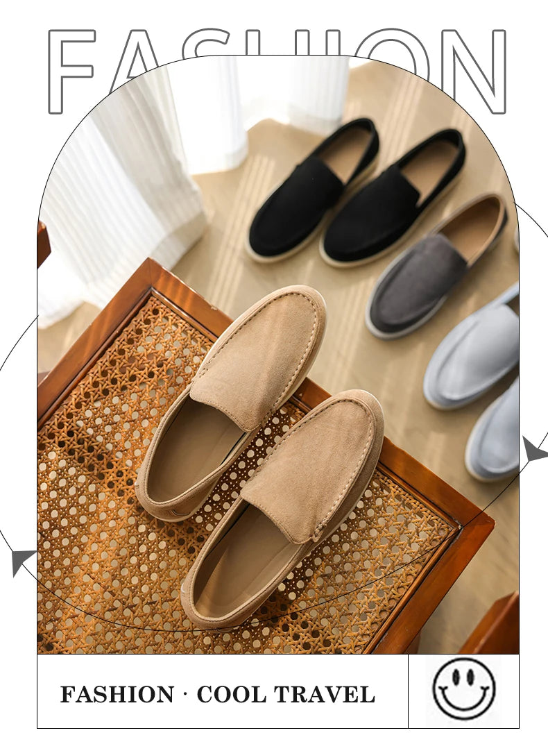 2025 Men's multi-color loafers A pedal leisure business shoes Doug shoes