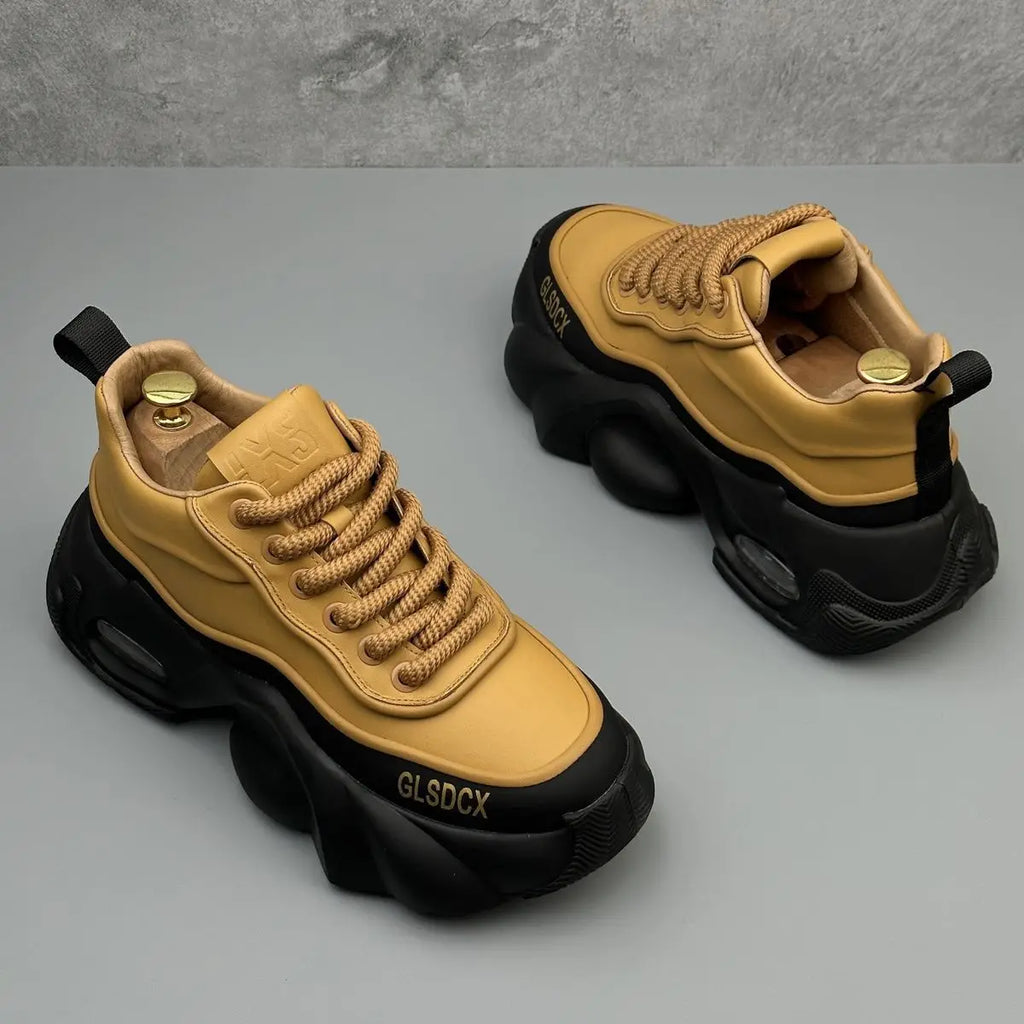 Designer Style Men Shoes Autumn Winter Comfortable Men's Thick Platform Sneakers Fashion Casual Shoes Sports Trainers Tenis2025
