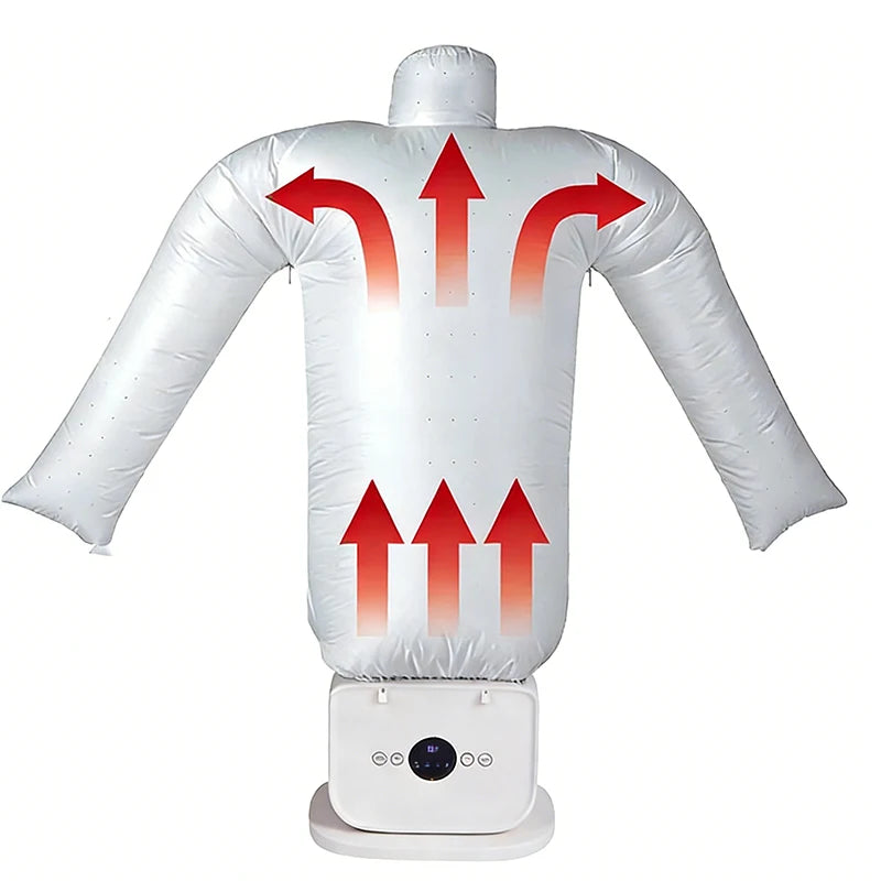 Automatic Portable Mini Folding Garment Iron Machine Clothes Dryer with Air Dry Heater Ironing Function for Home Travel