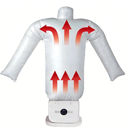 Automatic Portable Mini Folding Garment Iron Machine Clothes Dryer with Air Dry Heater Ironing Function for Home Travel