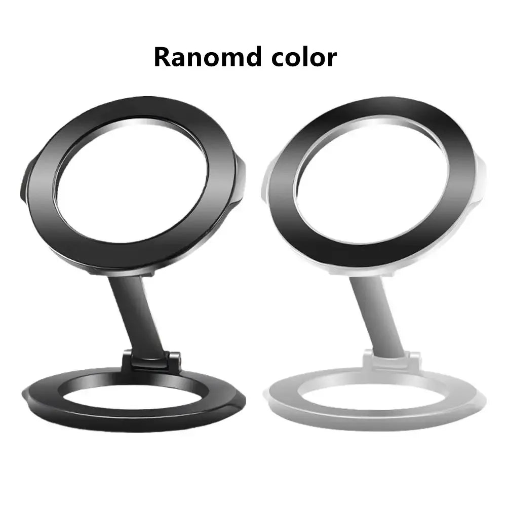 New Foldable Double Sided Magnetic Phone Holder for Magsafe Gym Treadmill Universal Folding Car Holder Magnetic Smartphone Stand