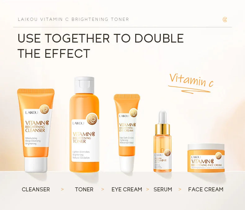 Vitamin C Brightening Toner 100ml Skin Care Hydrating Moisturizer for Glowing Skin with Antioxidant Properties Korean Skin Care