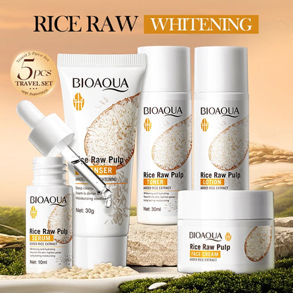 Rice Puree Skin Care Set &amp; Soap 