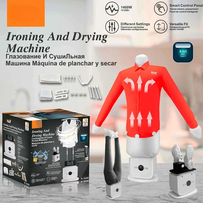 Automatic Garment Iron Machine Air Dry Heater Mini Folding Ironing Portable Clothes Dryer Electric Clothes Dryer for Home Use