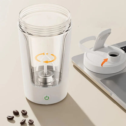 450ml USB Charging Electric Shaker Cup Portable Protein Mixer Bottle For Meal Replacement Shake Gym Sports Water Bottle