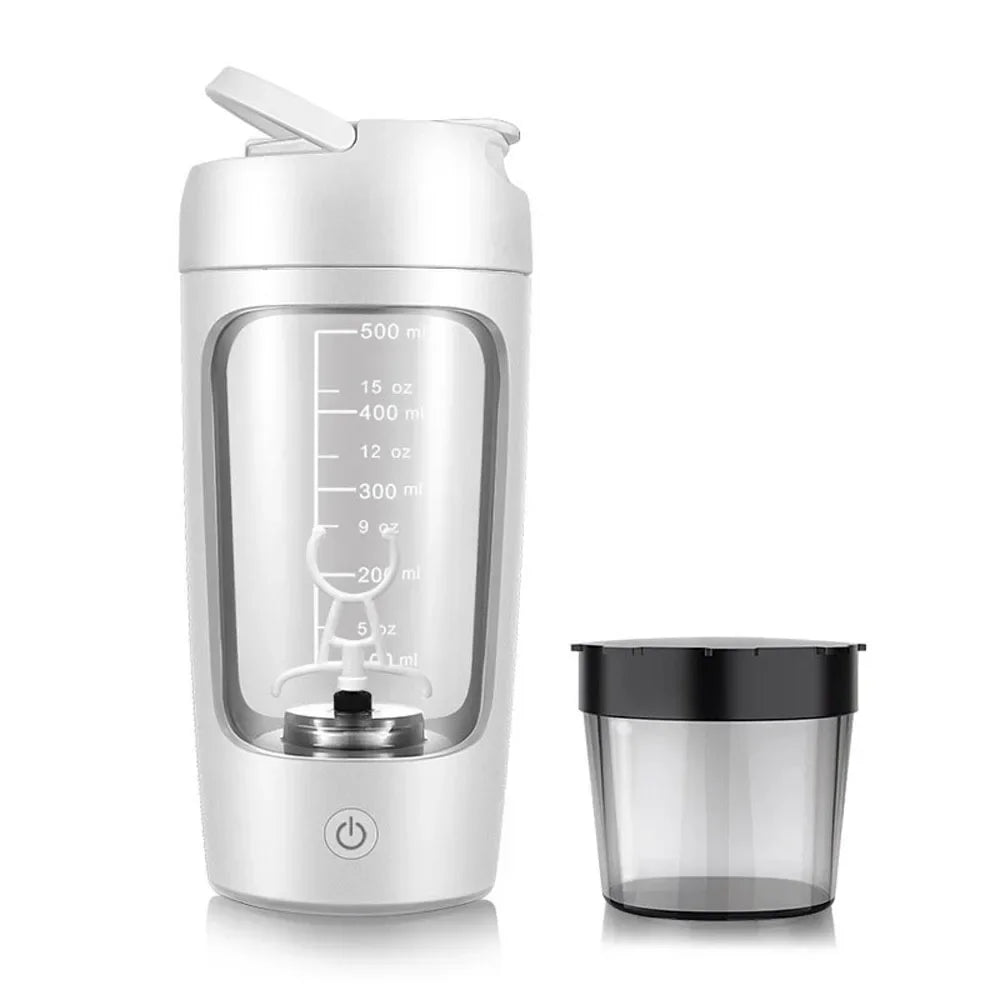 Electric Protein Shaker Bottle Portable 1200mAh Rechargeable Blender Cup Automatic Self Stirring Mug 650ml Mixing Cups for Fitne