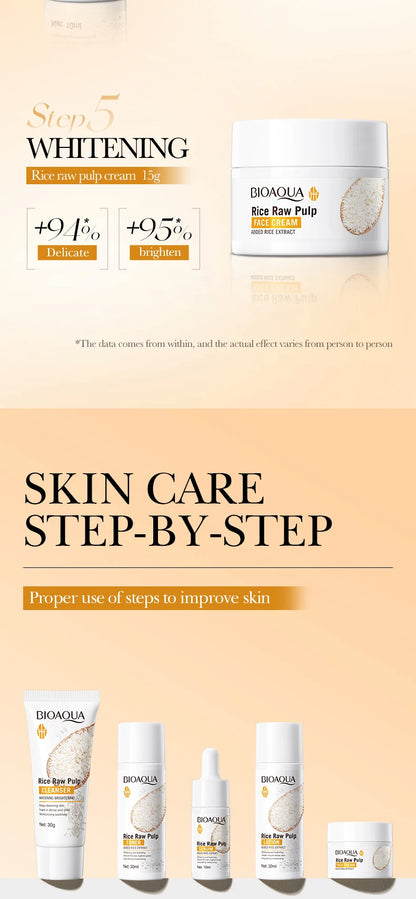 Rice Puree Skin Care Set &amp; Soap 