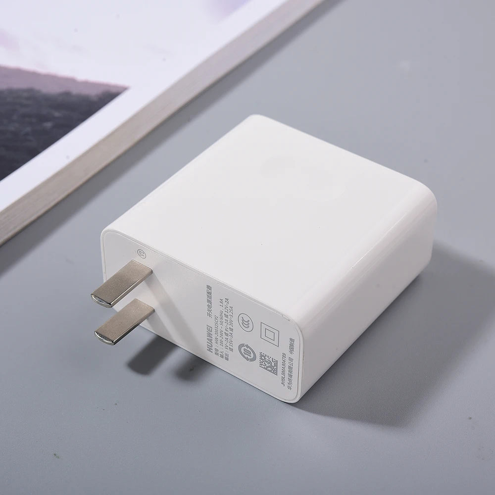 HUAWEI Matebook 15 14 13 X Pro 65W PD Charger Fast Charging EU/US Power Adapter For MagicBook D14 D15+1.8M Dual Type C Data Line