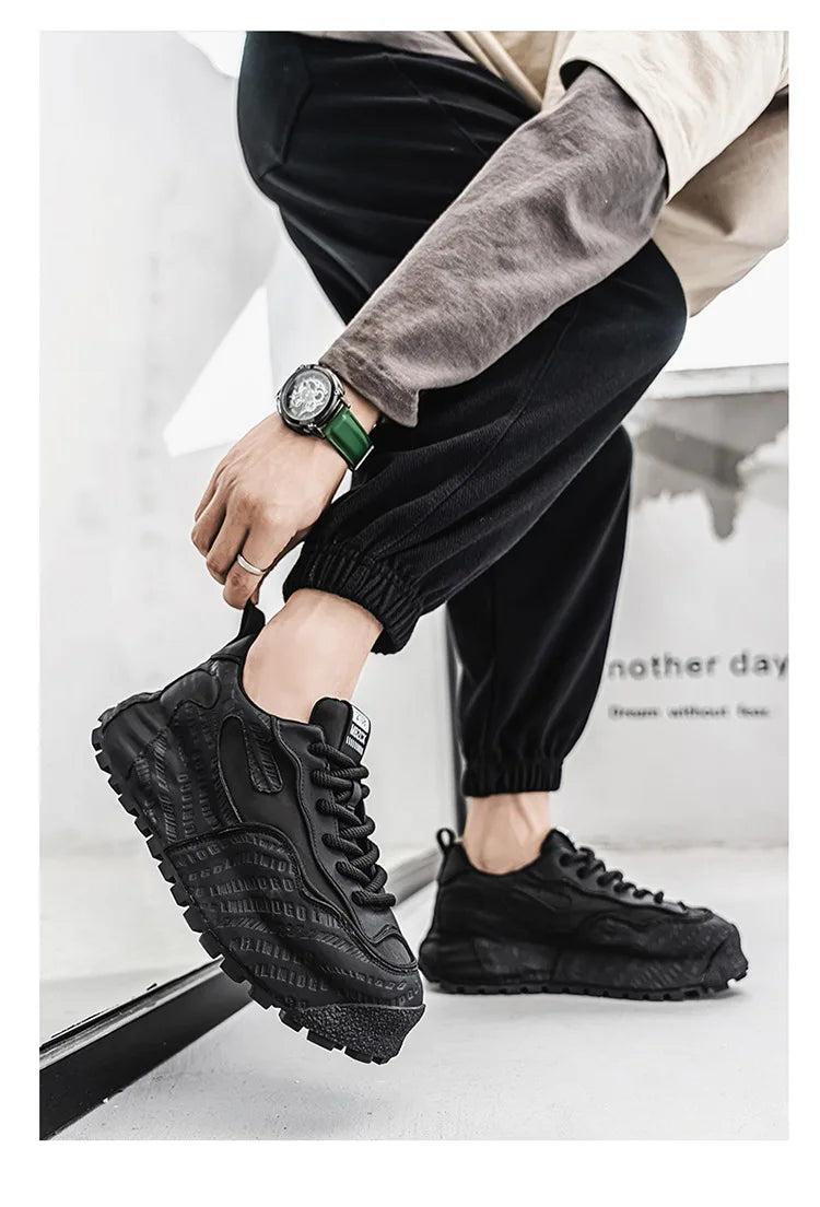 2026 Chunky Sneakers Mens Designer Sport Shoes Men's Fashion Casual Mesh Breathable Increased Platform Shoes Zapatillas Comodas
