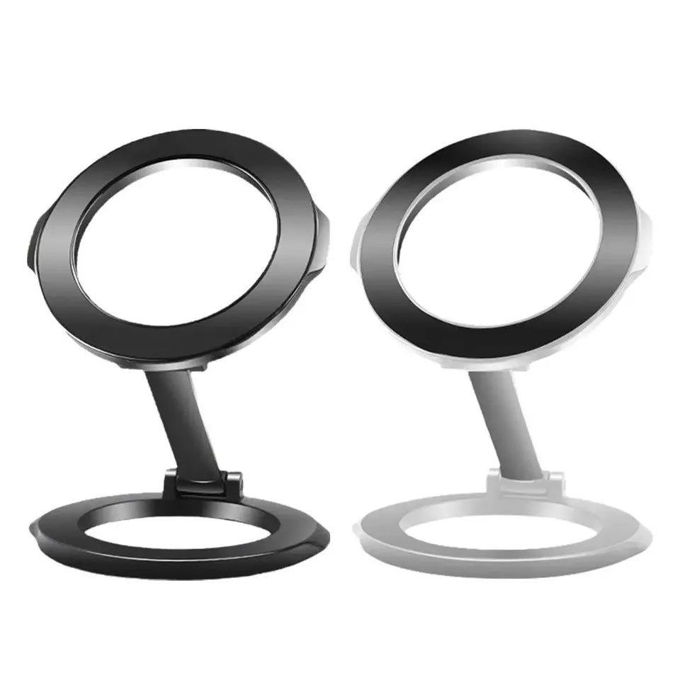 New Foldable Double Sided Magnetic Phone Holder for Magsafe Gym Treadmill Universal Folding Car Holder Magnetic Smartphone Stand