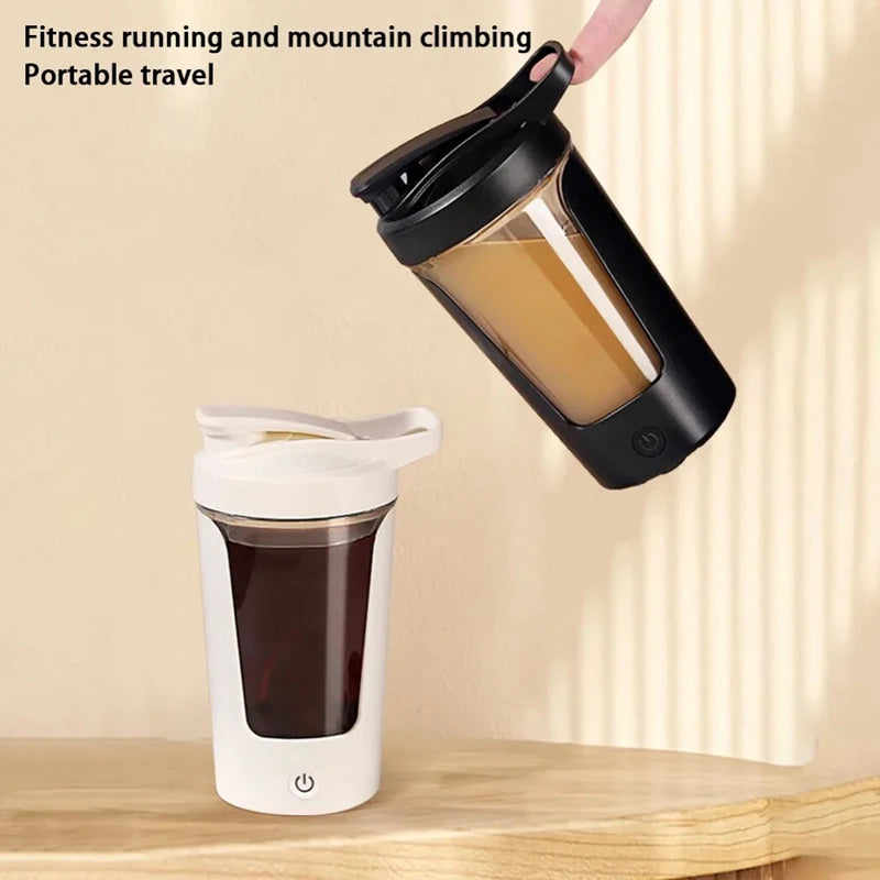 450ml USB Charging Electric Shaker Cup Portable Protein Mixer Bottle For Meal Replacement Shake Gym Sports Water Bottle