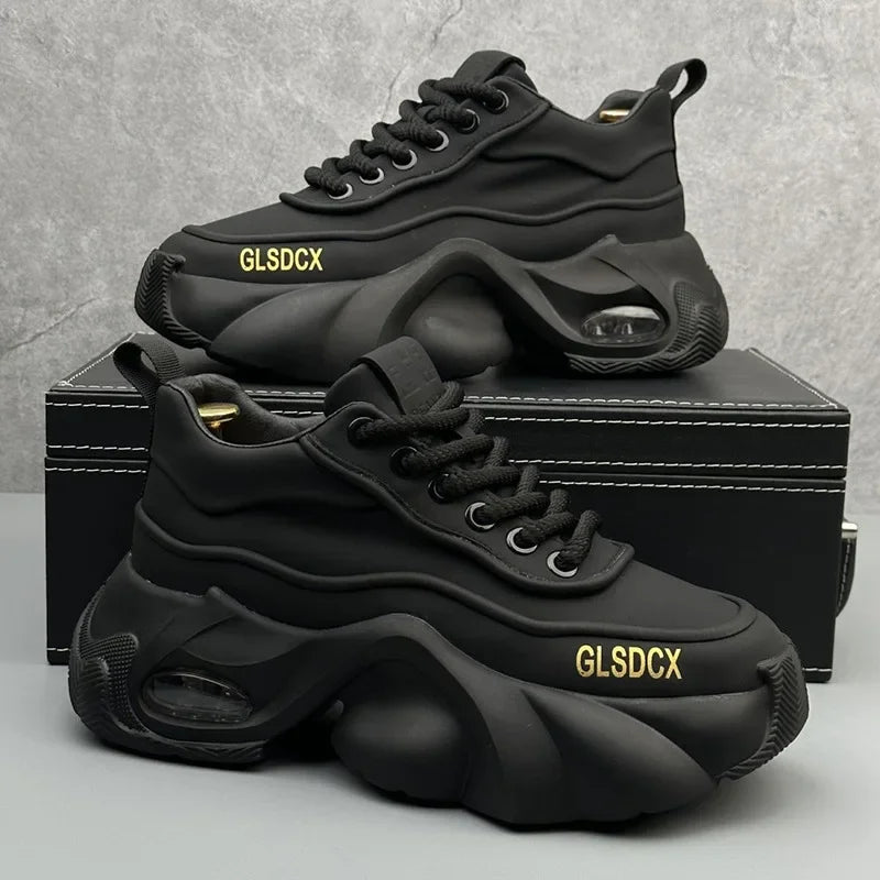 Designer Style Men Shoes Autumn Winter Comfortable Men's Thick Platform Sneakers Fashion Casual Shoes Sports Trainers Tenis2025