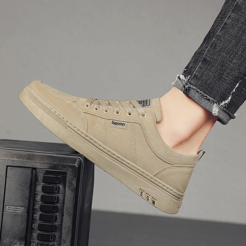 Men's Shoes 2026 New Spring Work Safety Shoes, Anti-slip, Wear-resistant, Versatile Casual Sports Work Shoes, Men's Board Shoes
