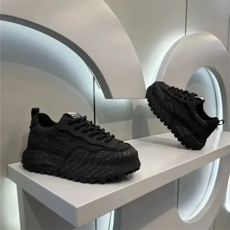 2026 Chunky Sneakers Mens Designer Sport Shoes Men's Fashion Casual Mesh Breathable Increased Platform Shoes Zapatillas Comodas