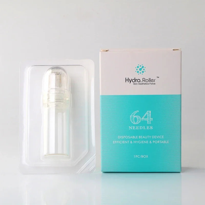 Hydra Roller 64  Beauty Skin Care Tool Titanium Microneedle Facial Skin Care   Bottle Roller Reusable