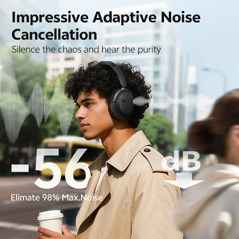  Adaptive ANC Over Ear Headphone 