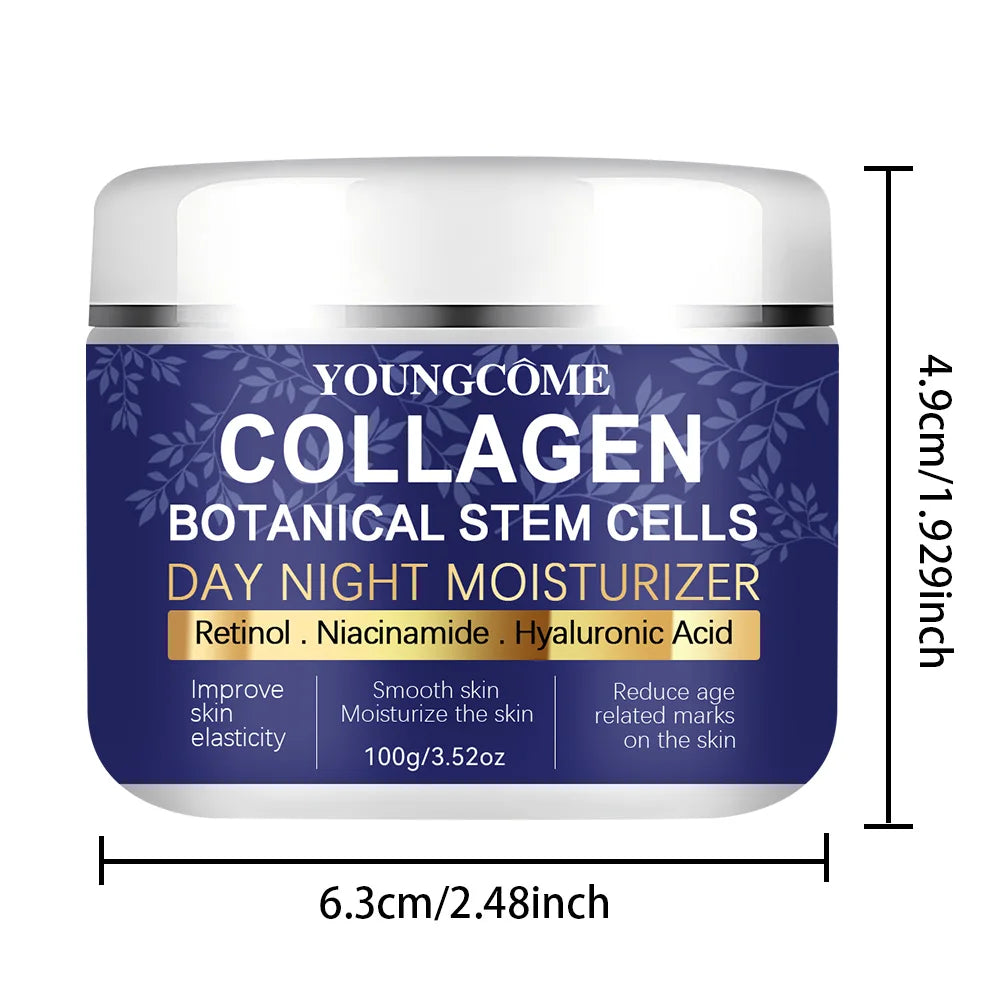 YOUNGCOME Collagen Hyaluronic Acid Skin Care Anti-Wrinkle Moisturizing Anti-Aging Night Shrink Pores Whitening Smooth Skin Care