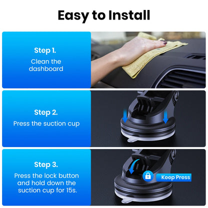 TOPK Dashboard Magnetic Phone Holder for Car, Compatible with MagSafe Car Mount, Windshield Magnetic Car Mount, Car Accessories