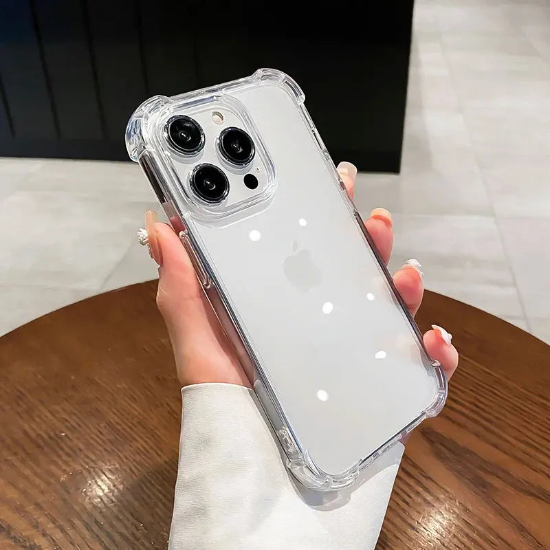 Luxury Shockproof Clear Phone Case