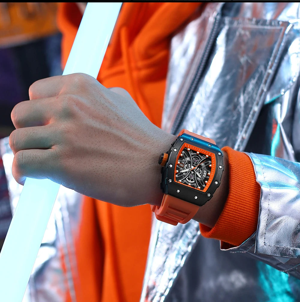 CURREN Mens Watch Luxury Quartz Wristwatch