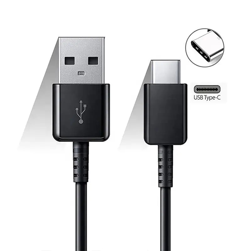 TYPE C Cable 1.2M 2M Fast Charger Data Line For Samsung Galaxy S8 S9 S10 S21 Ultra Note 8 9 10 A54 A53 5G A71 A52 A21S