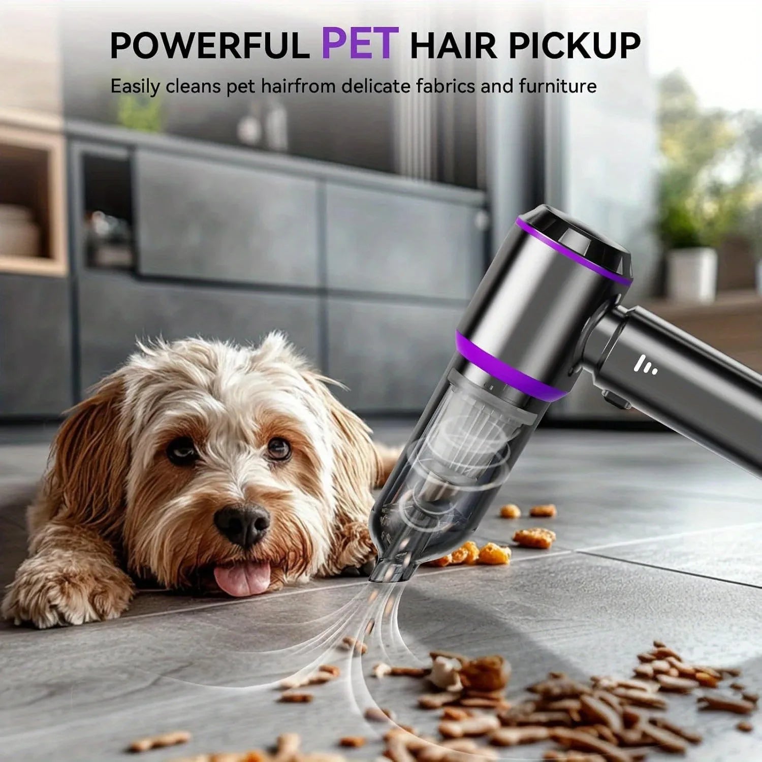 Powerful Car Vacuum Cleaner | Cordless Portable Car Cleaner | Powerful Air Duster Suitable for Home Appliances and Hair Dryers