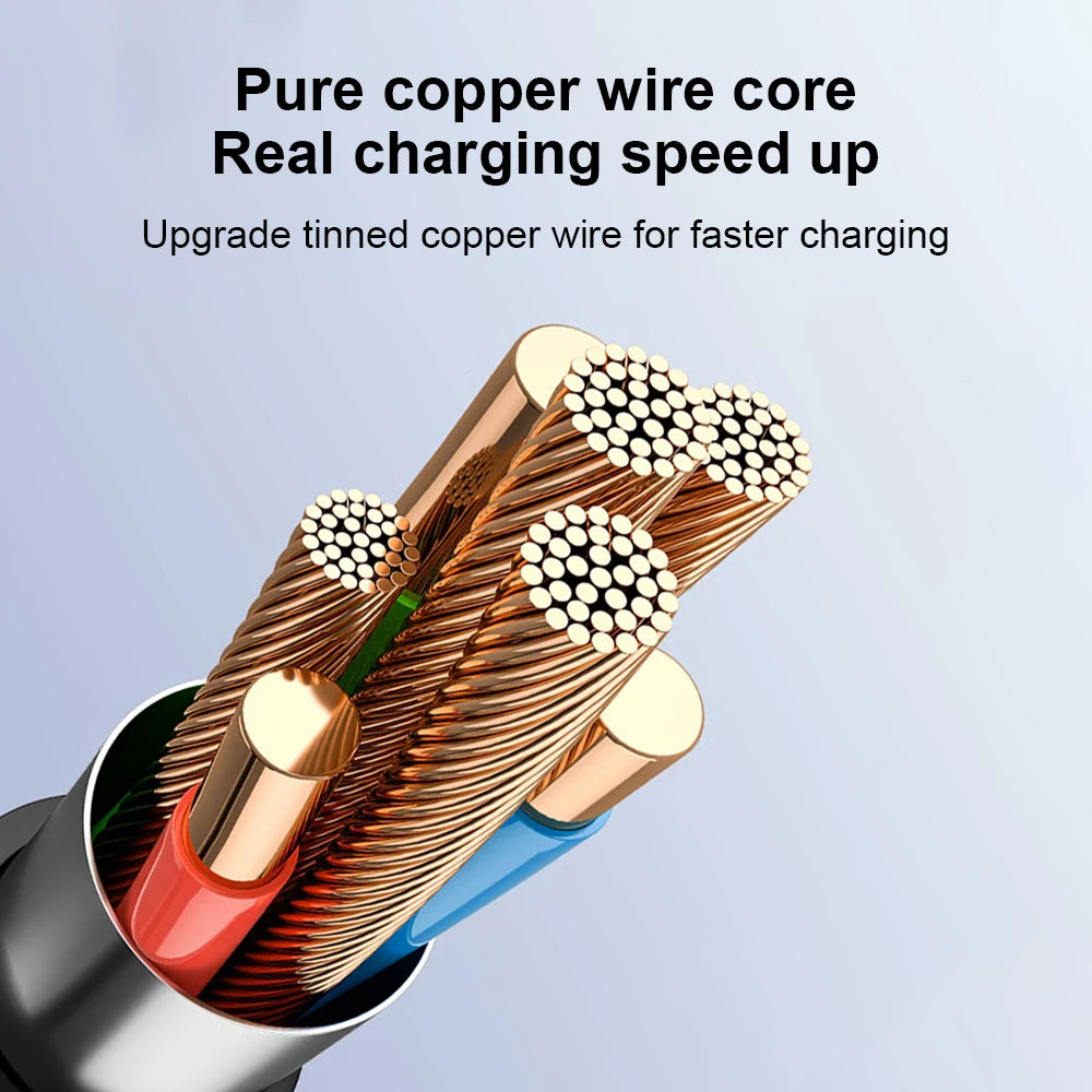TYPE C Cable 1.2M 2M Fast Charger Data Line For Samsung Galaxy S8 S9 S10 S21 Ultra Note 8 9 10 A54 A53 5G A71 A52 A21S